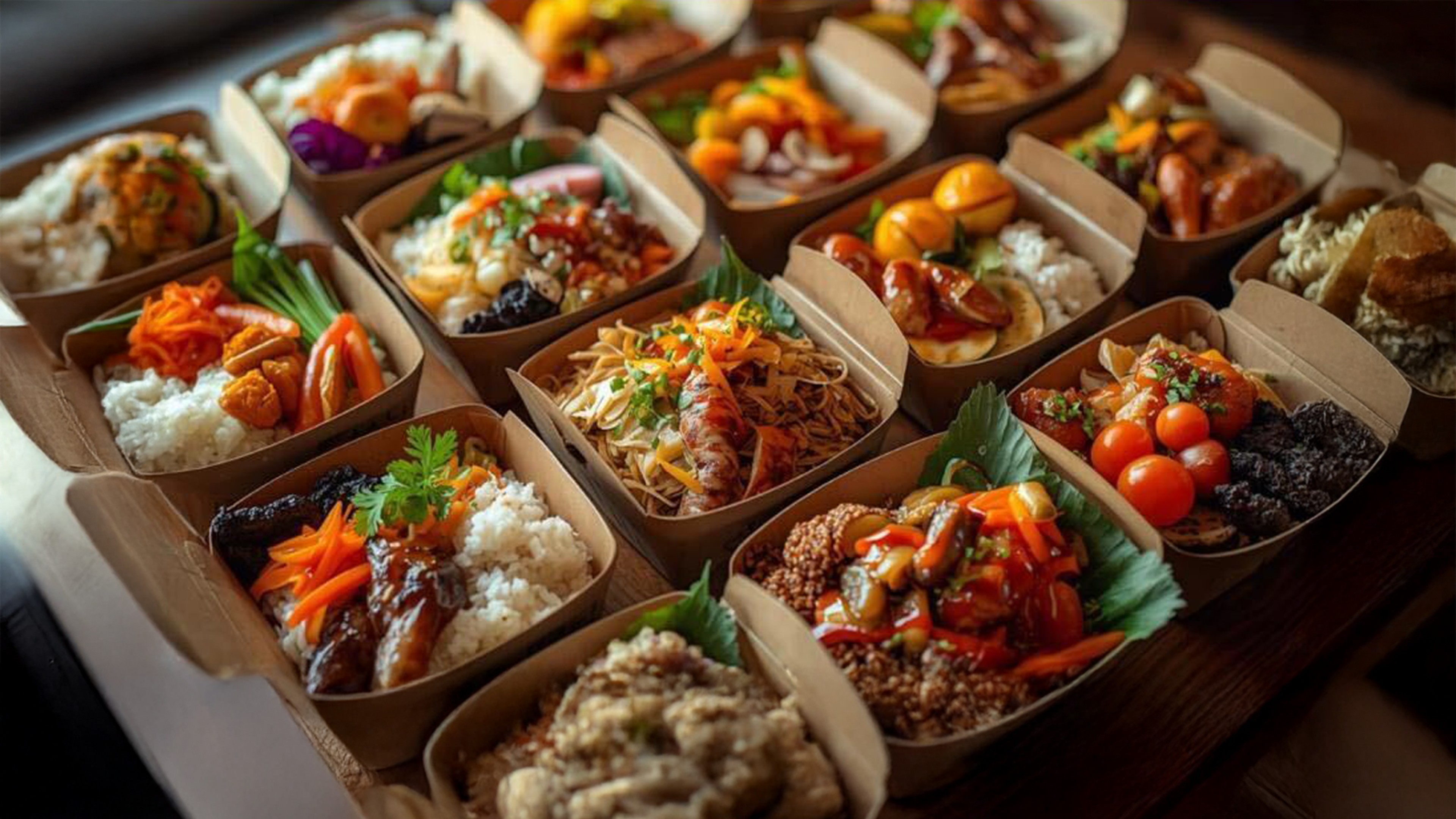 Rice Boxes By Day & Night Barnsley